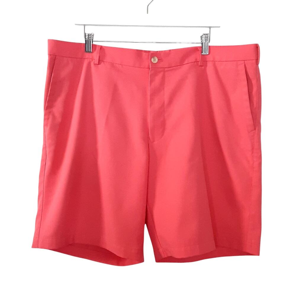Peter Millar Salem Performance Golf Short High Drape Pink Mens 40 Tennis